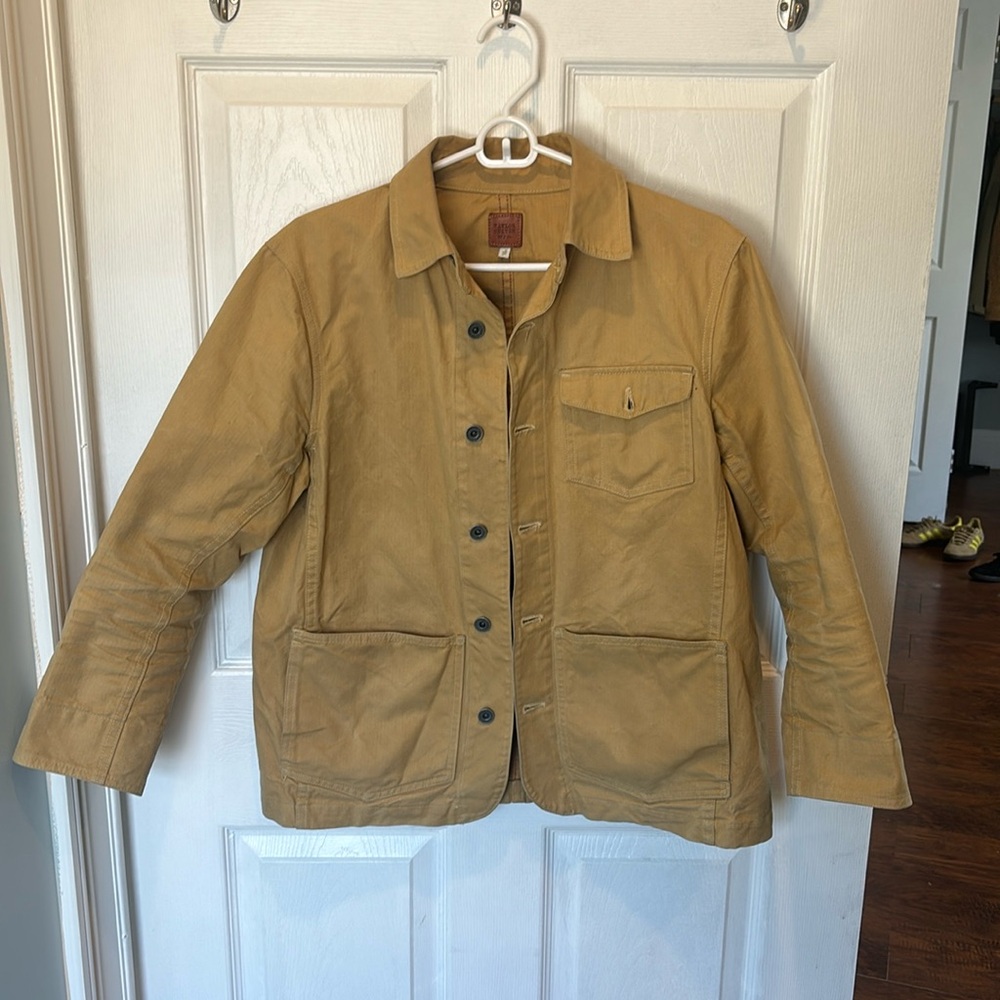 Taylor Stitch Waxed Canvas Project Jacket Size Small-38